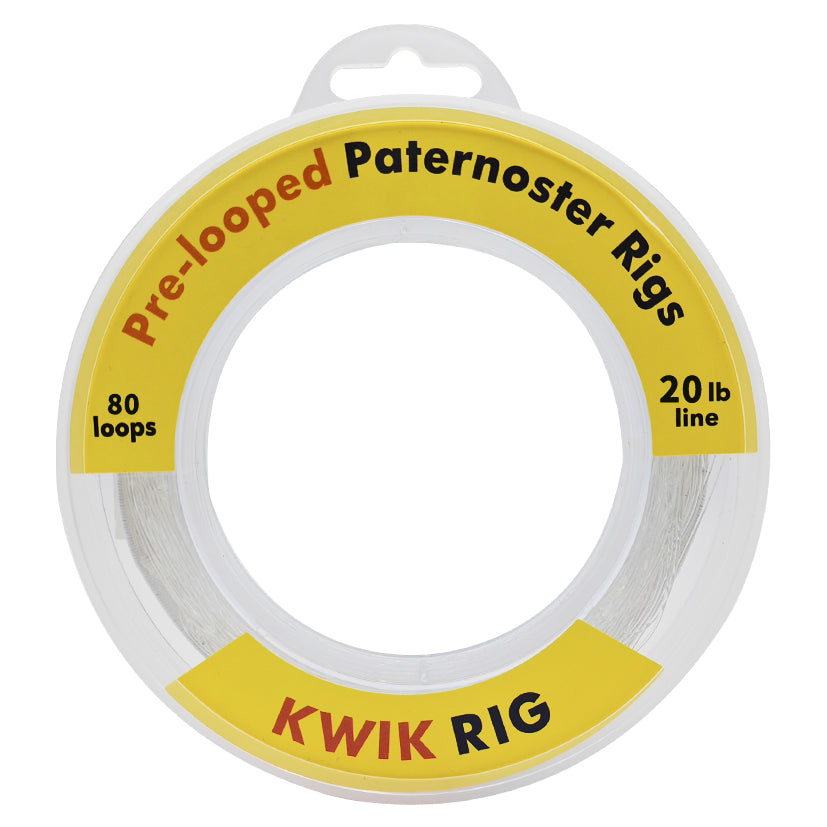 Kwik Rig Pre Tied Paternoster Loops Leader 20lb
