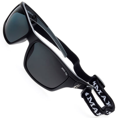 Mako Nemesis Black Grey Frame PC Grey Lens Sunglasses