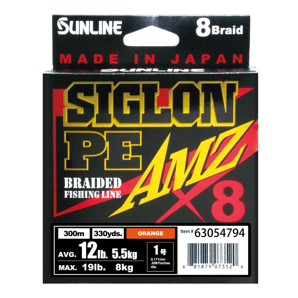 Sunline Siglon AMZ PE X8 Braid Blood Orange 150m