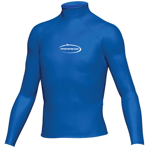 Mirage Rash Shirt Junior Kids Long Sleeve Dark Blue