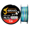 Daiwa J Braid Expedition X8 Braided Fishing Line Multi Colour 300m