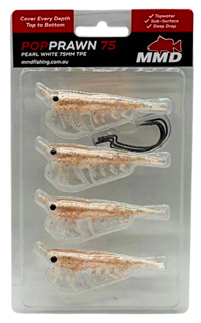 Mmd Pop Prawn Soft Plastic Lure 75mm