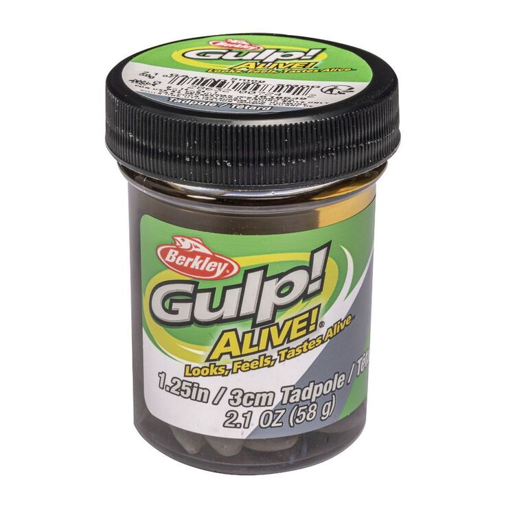 Berkley Gulp Alive Tadpole Trout Bait Smog 1.25 inch