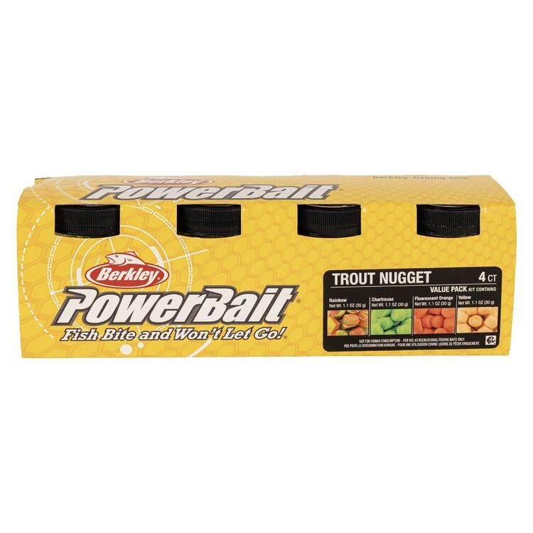 Berkley PowerBait Trout Bait Nuggets Bulk 4 Pack