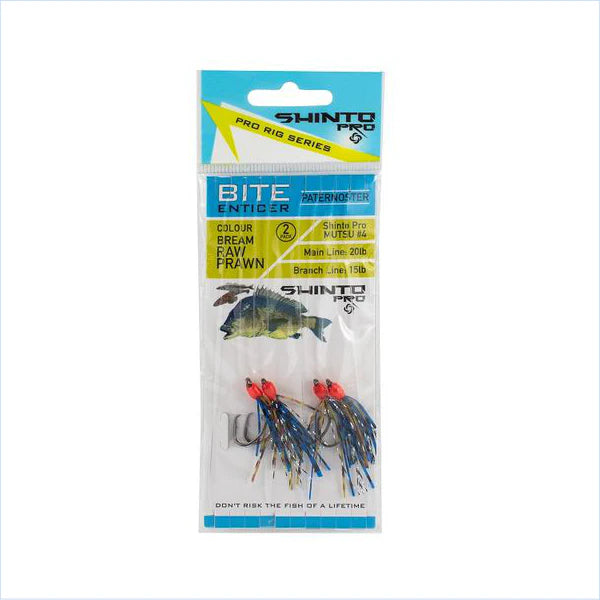 Shinto Pro Bite Enticer Paternoster Circle Hook Snatch Pre Tied Rig Small