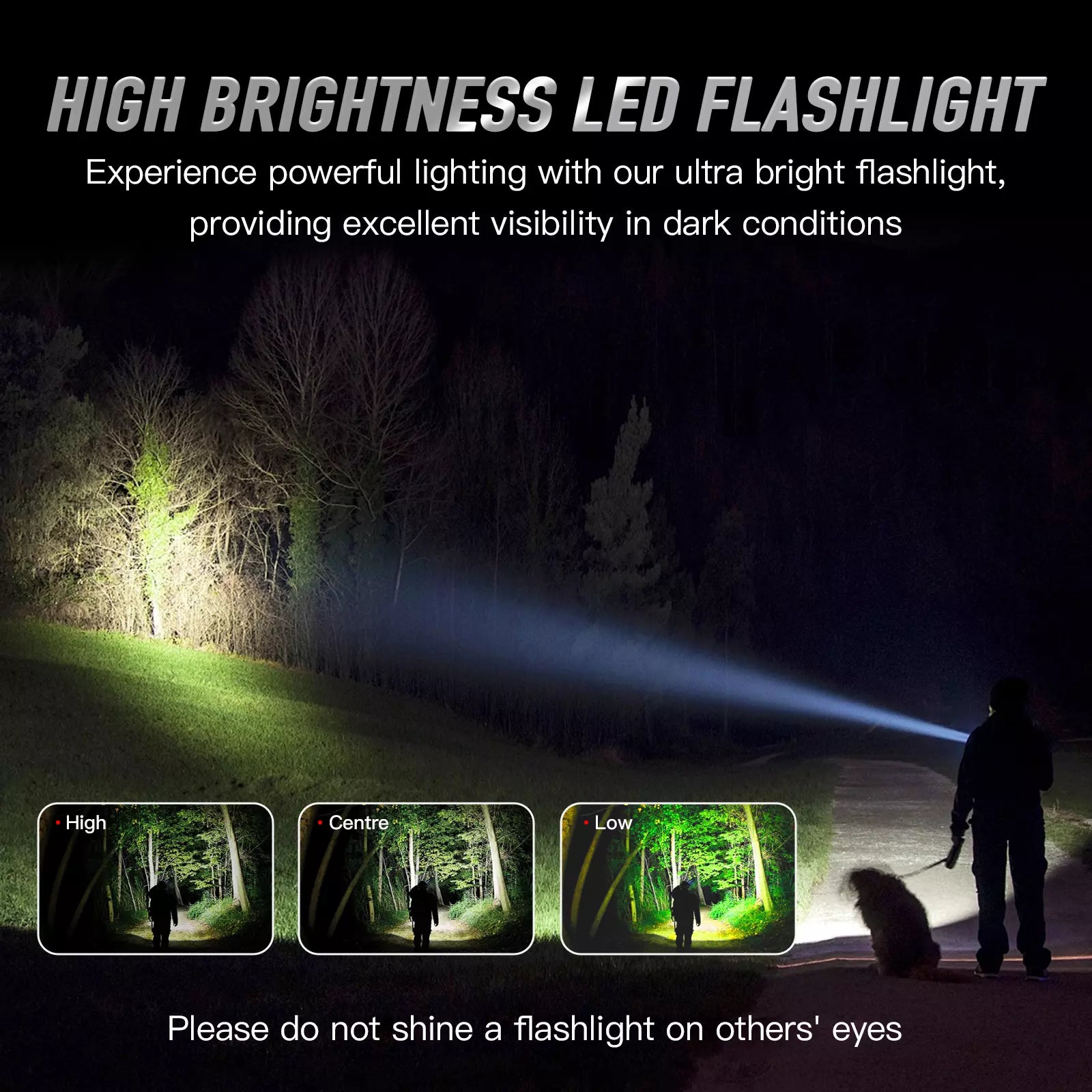 Brillar Aluminium Safety Security Torch