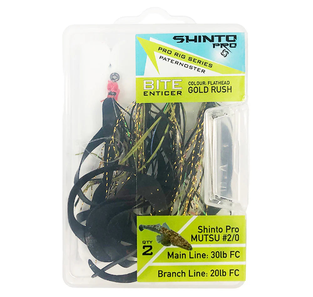 Shinto Pro Bite Enticer Paternoster Circle Hook Snatch Pre Tied Rig Medium