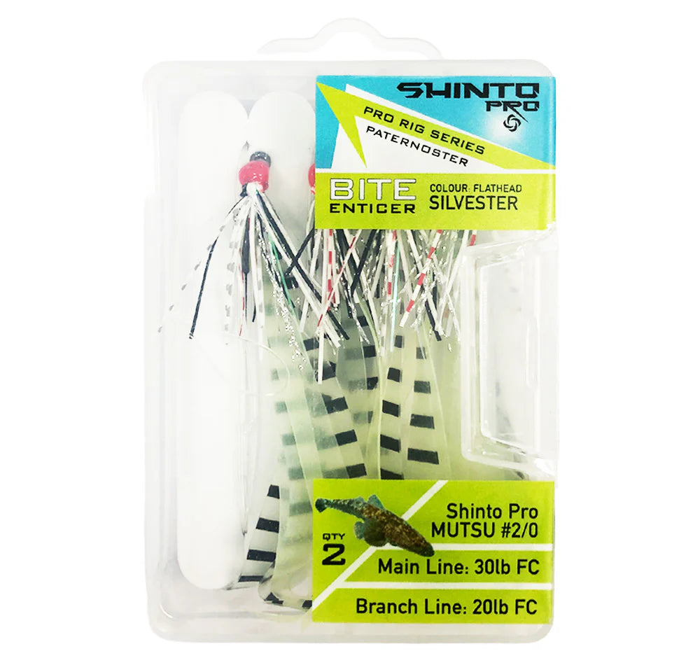 Shinto Pro Bite Enticer Paternoster Circle Hook Snatch Pre Tied Rig Medium