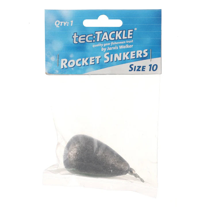 Jarvis Walker Rocket Sinker with Swivel Attached