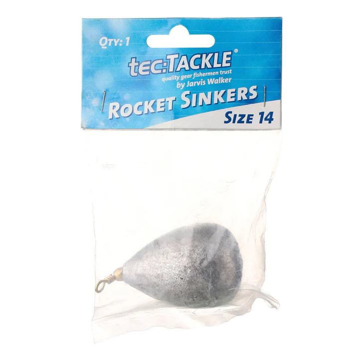 Jarvis Walker Rocket Sinker with Swivel Attached