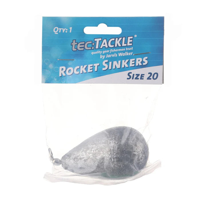 Jarvis Walker Rocket Sinker with Swivel Attached