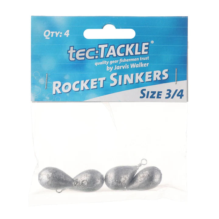 Jarvis Walker Rocket Sinker with Swivel Attached