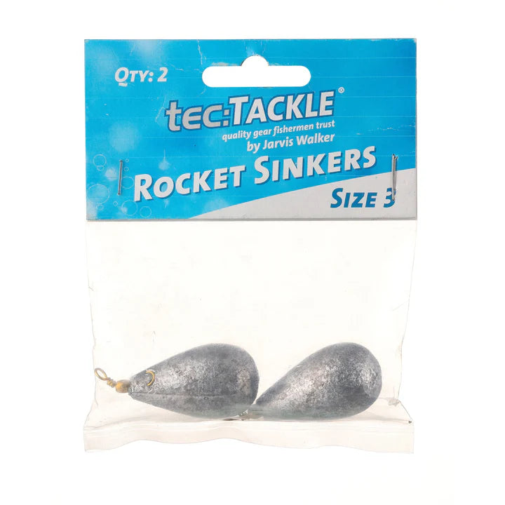 Jarvis Walker Rocket Sinker with Swivel Attached