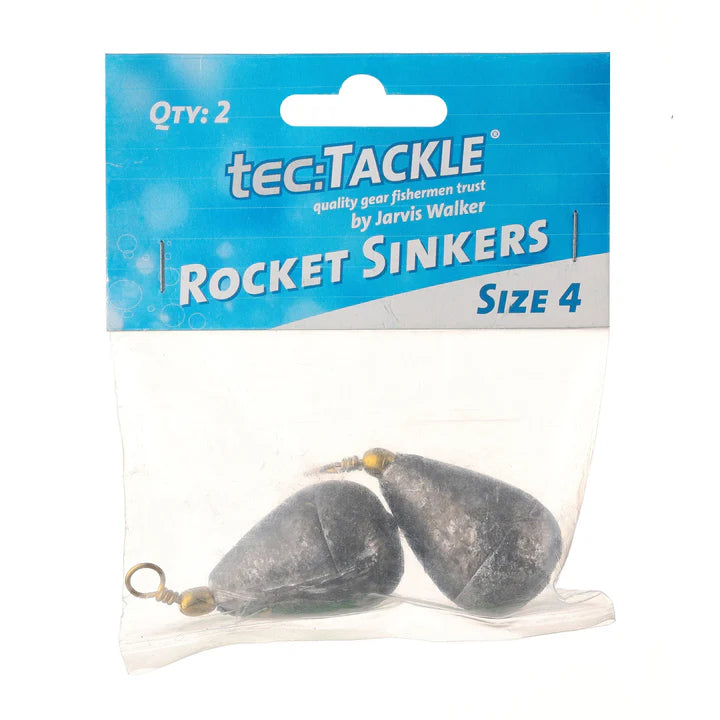 Jarvis Walker Rocket Sinker with Swivel Attached