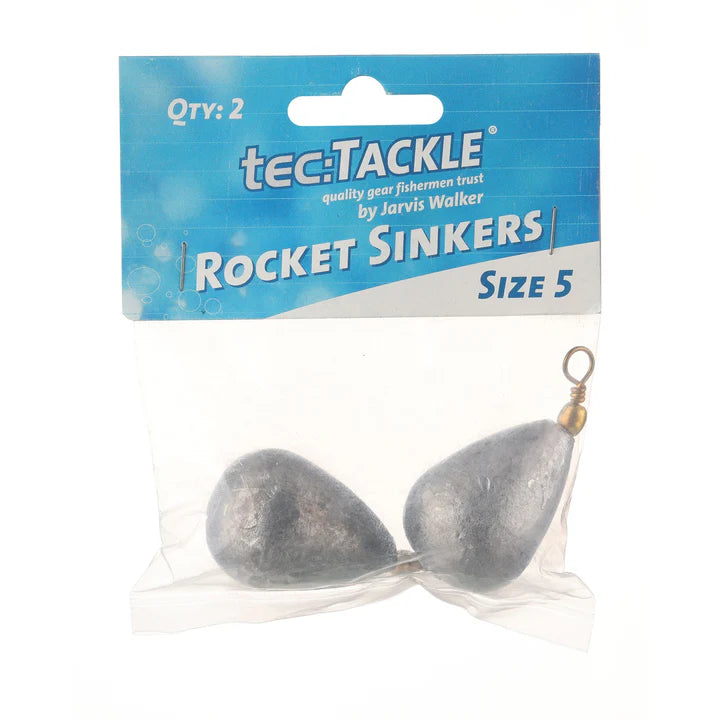 Jarvis Walker Rocket Sinker with Swivel Attached