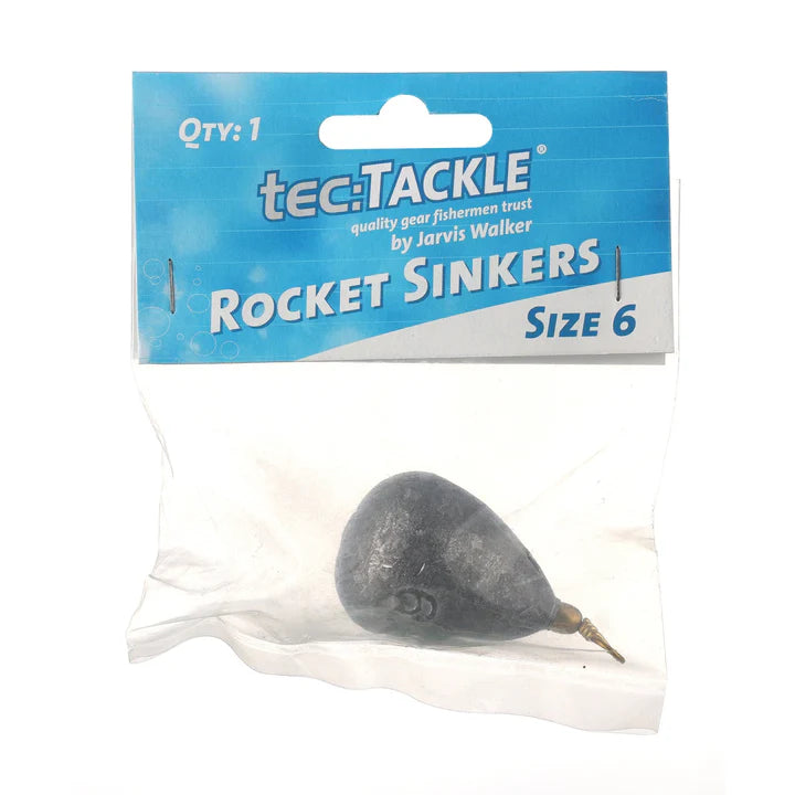 Jarvis Walker Rocket Sinker with Swivel Attached