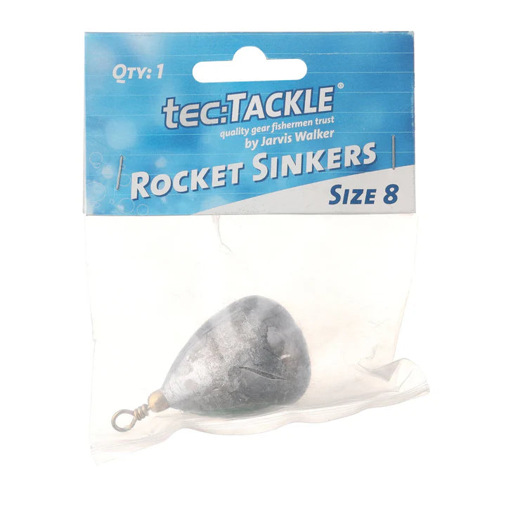 Jarvis Walker Rocket Sinker with Swivel Attached