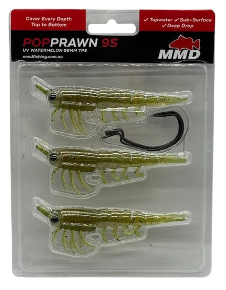 Mmd Pop Prawn Soft Plastic Lure 95mm