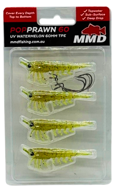 Mmd Pop Prawn Soft Plastic Lure 60Mm