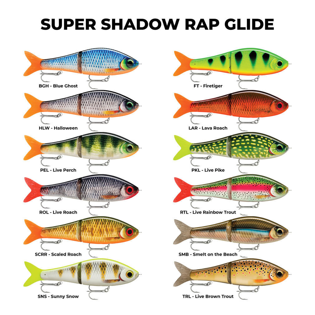 Rapala Super Shadow Rap Glide Swimbait Lure 11