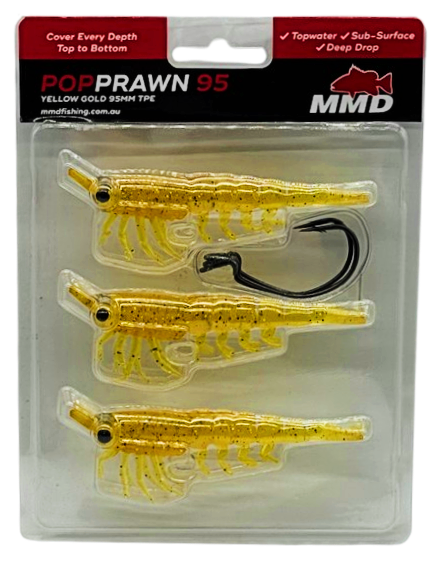 Mmd Pop Prawn Soft Plastic Lure 95mm