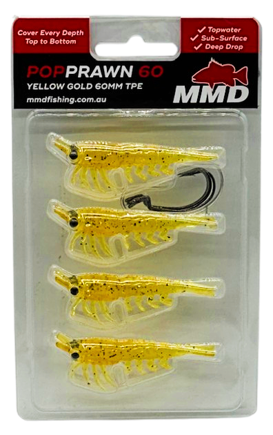 Mmd Pop Prawn Soft Plastic Lure 60Mm