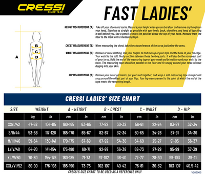 Cressi Fast Lady Wetsuit 3mm