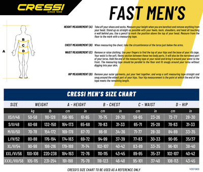 Cressi Fast Man Wetsuit 3mm