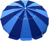 Beachkit Carnivale 240cm Premium Beach Umbrella with Sand Auger UPF50 -10104