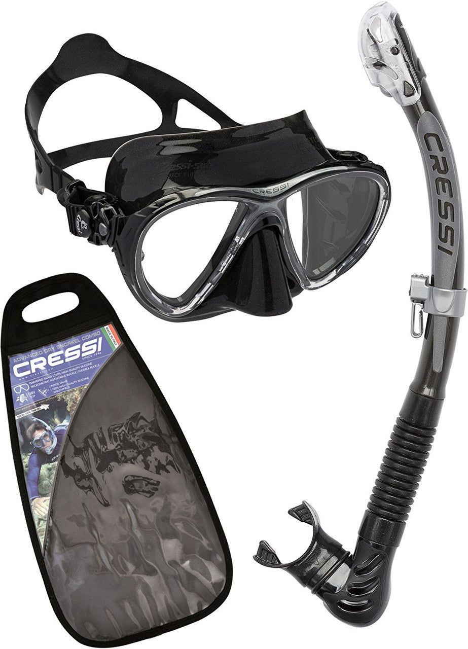 Cressi Big Eyes Evo Alpha Ultra Dry Mask Mask Snorkel Set