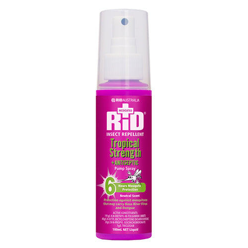 RID Tropical Strength Repellent Pump Spray 100ml RD001C