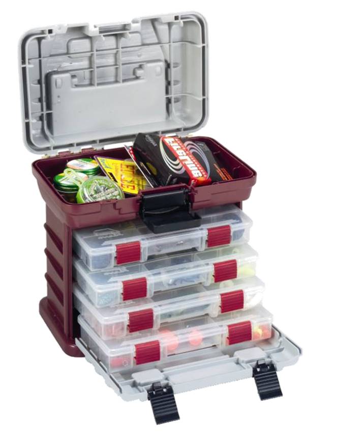 Plano 1561093 135402 4-by Rack 3500 Hard System Tackle Storage Box