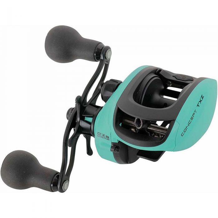 Saltwater Baitcaster 7.3:1 Ratio Saltwater Baitcasting Reel - 7.3:1 Gear Ratio, Left Hand Retrieve, Green 13 Fishing Concept TXZ Saltwater Baitcaster 7.3:1 Ratio Saltwater Baitcasting Reel - 7.3:1 Gear Ratio, Left Hand Retrieve, Green 13 Fishing Concept TXZ