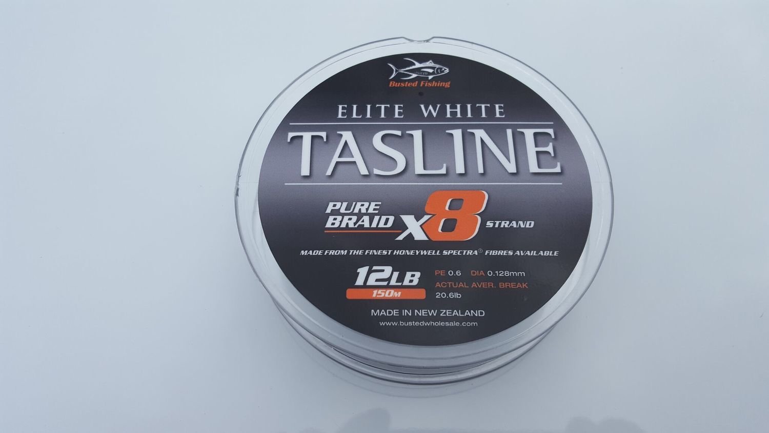 Tasline Elite White 150M Braided Fishing Line