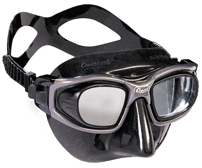 Cressi Minima Ultra Low Volume Deep Diving Mask Black/Black - DS292050