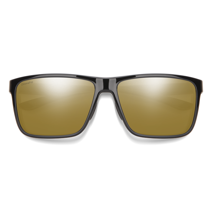 Smith Optics Riptide Black Frame Glass Polarised Bronze Mirror Lens Performance Sunglasses