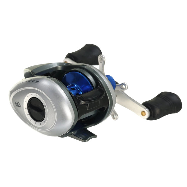 The all new Jarvis Walker Bullseye X reel  Introducing the all new Jarvis  Walker Bullseye X reels featruring 6 stainless steel ball bearings,  aluminium body and spool. A great series of