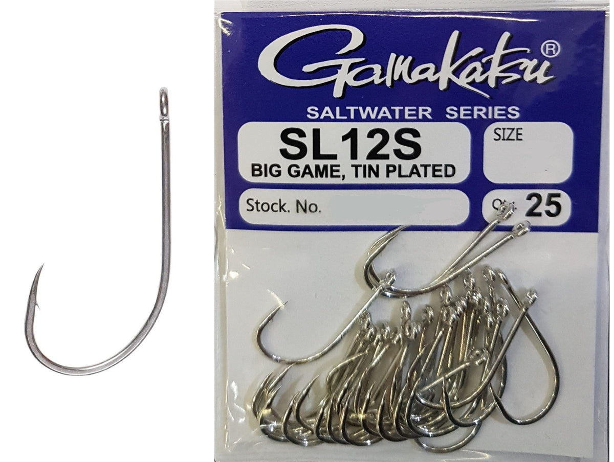Gamakatsu Big Game SL12S Bulk Pack Hooks