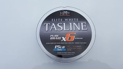Tasline Elite White 300M Braided Fishing Line