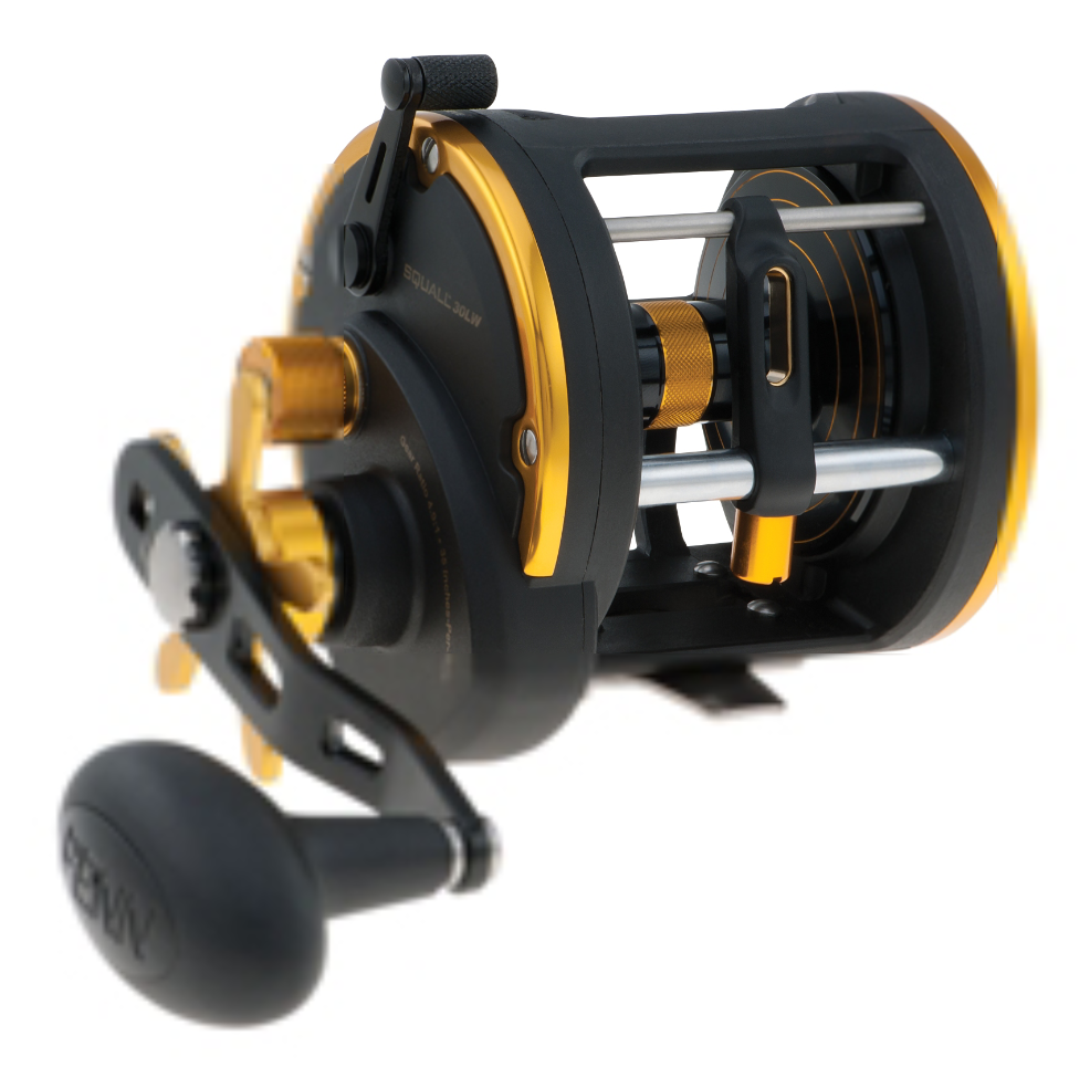 Penn Squall Level Wind Star Drag Overhead Reel