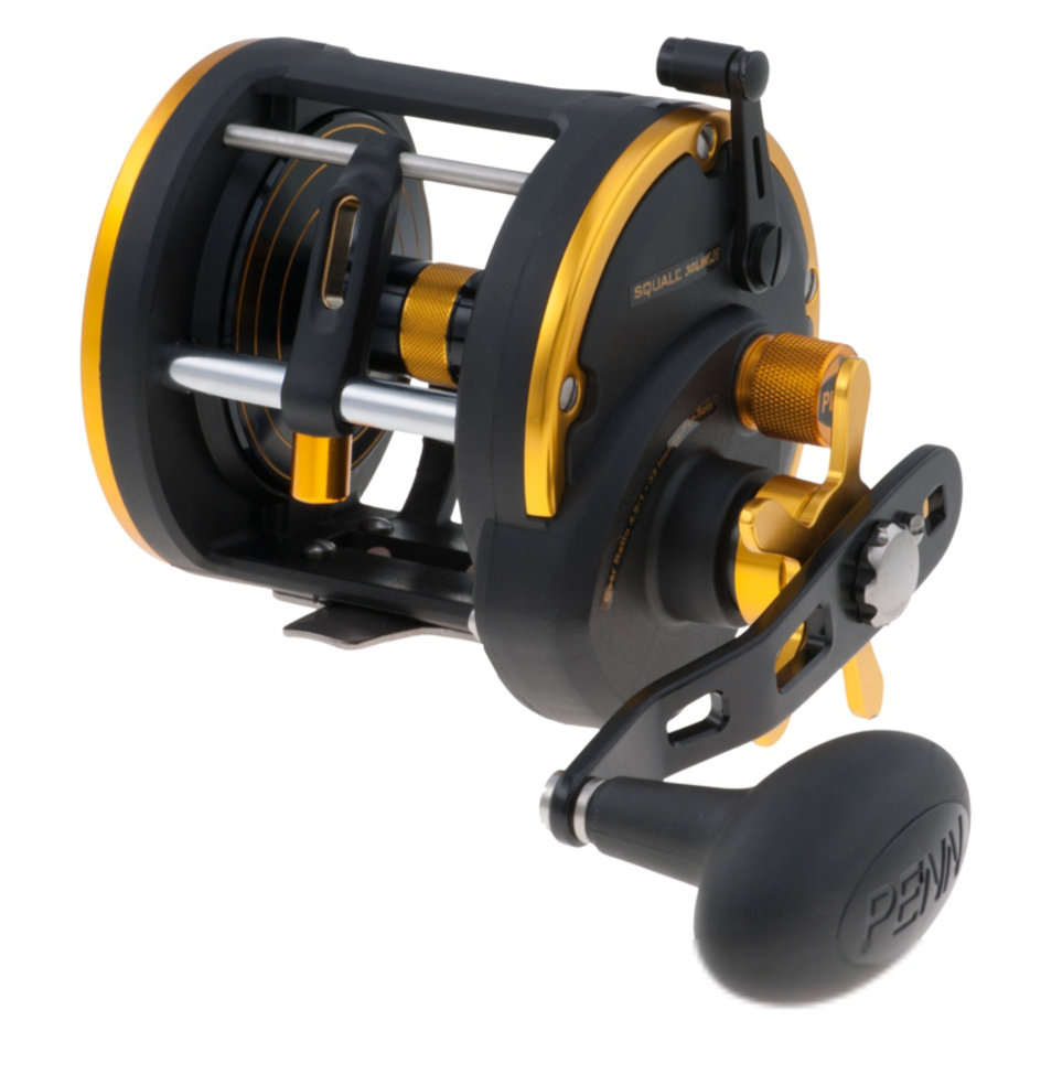 Penn Squall Level Wind Star Drag Overhead Reel