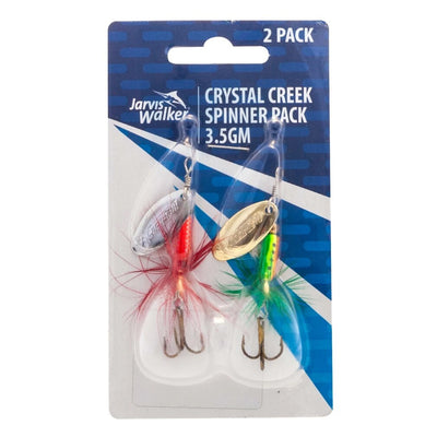 Jarvis Walker Crystal Creek Trout Spinner Lure Value Twin Pack