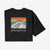 Patagonia 38511 Line Logo Ridge Pocket Responsibili-Tee T Shirt Black