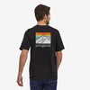 Patagonia 38511 Line Logo Ridge Pocket Responsibili-Tee T Shirt Black