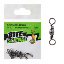 Bite Science Black Barrel Swivel Value Pack