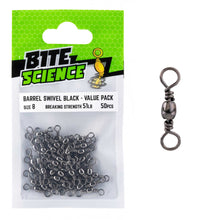 Bite Science Black Barrel Swivel Mega Value Pack