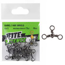 Bite Science Barrel 3 Way Crossline Swivel Value Pack