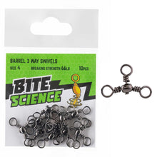 Bite Science Barrel 3 Way Crossline Swivel Value Pack