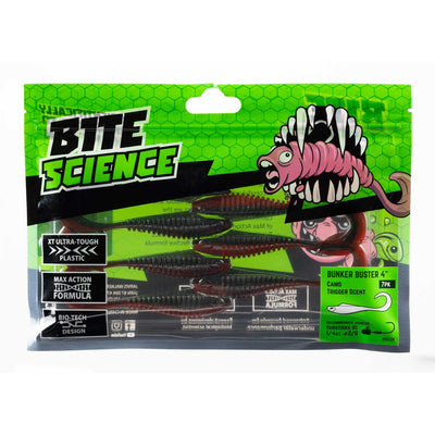 Bite Science Bunker Buster Soft Plastic Lure 4 Inch