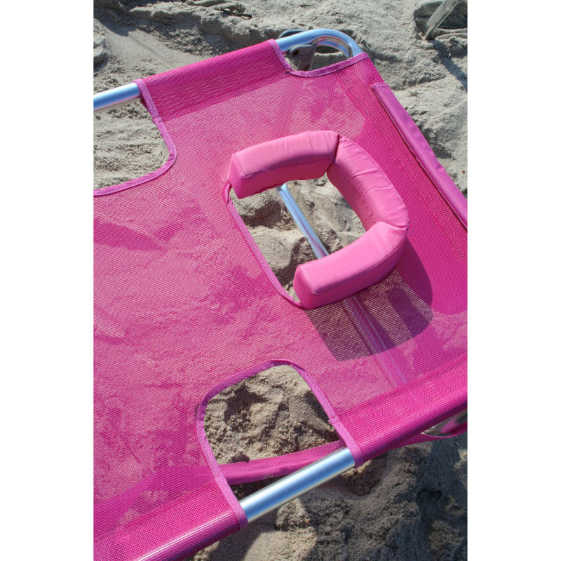 Beachkit Ostrich 3 In 1 Lounger Flat Beach Chair Lounge